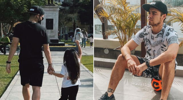 Rodrigo Cuba muestra su relación con su pequeña hija.
