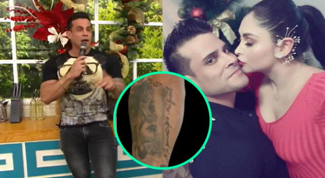 Christian Domínguez aseguró que se viene tatuando desde sus 18 años, y que este fue un gesto importante en su relación con Pamela Franco.