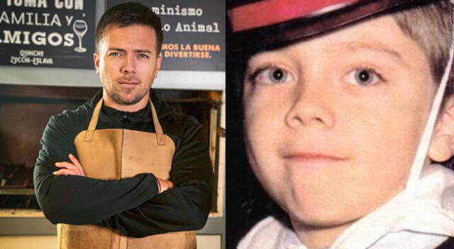 El actor Julián Zucchi ha causado sensación en las redes sociales por el gran parecido que tiene con su primer hijo.