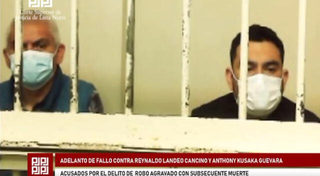 Condenan a cadena perpetua contra Reynaldo Enrique Landeo Casino y Anthony Kusaka Guevara por matar a un joven en Comas