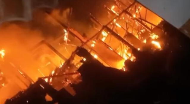 Incendio en Máncora: hotel es arrasado por fuego de gran proporción [VÍDEO]