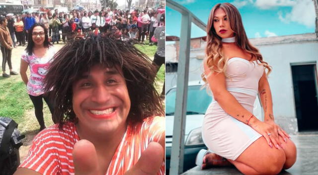 El popular ‘Narizón Danny’ compartió en la publicación varias fotos en las que se muestran los inicios de Dayanita y otros actores cómicos.