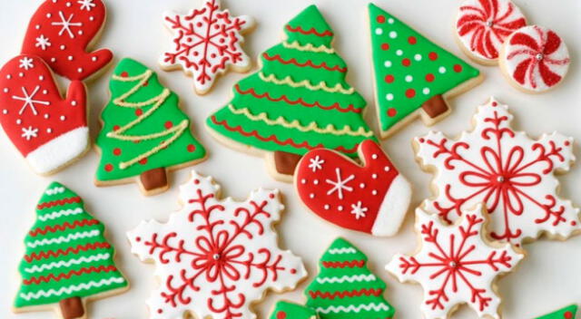 Galletas navideñas para disfrutar este 25 de diciembre.