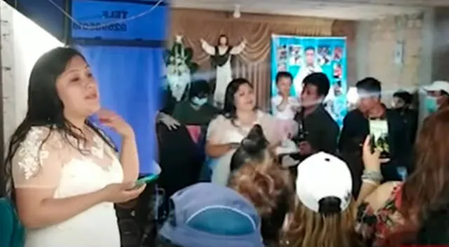 La mujer decidió casarse con su pareja durante el velorio de él mismo.