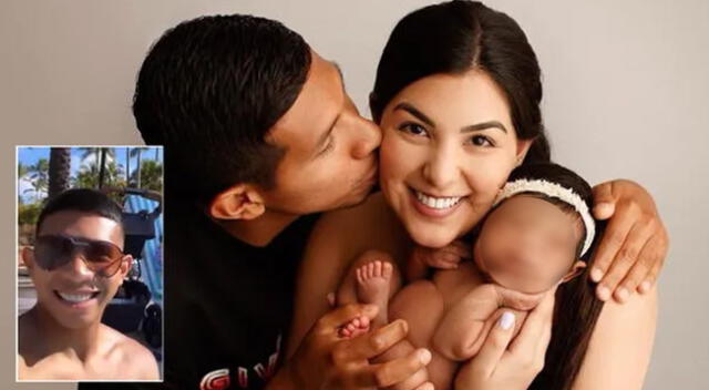 Edison Flores, volante de la selección peruana, llamó la atención en redes sociales junto a su familia.