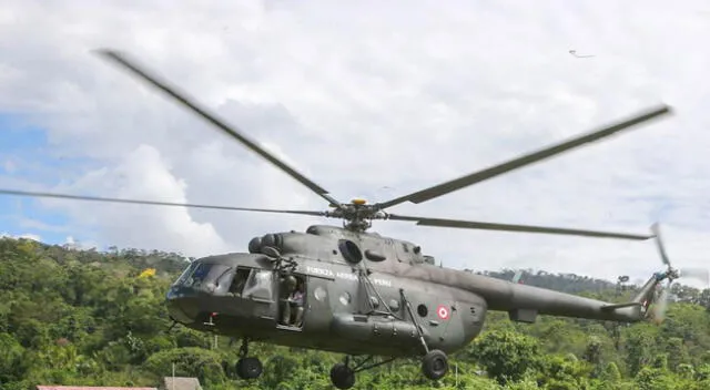 Encuentran helicóptero que cayó en Huarochirí cuando apoyaba al Midis.