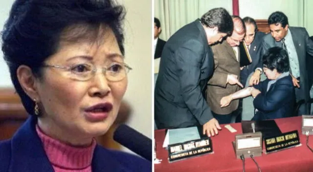 Susana Higuchi denunció a Alberto Fujimori de torturarla. Foto: GLR | Composición el Popular