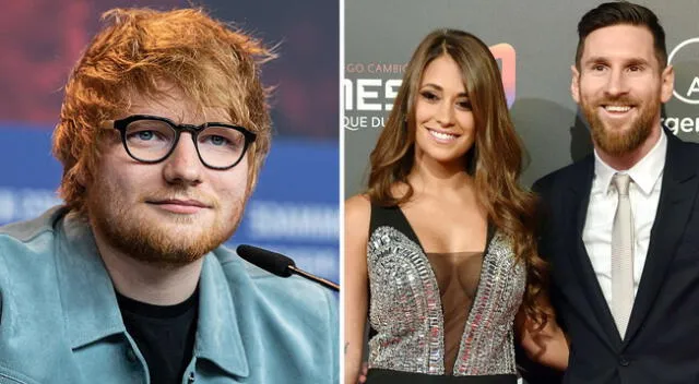 Ed Sheeran le pide disculpas a Antonella Roccuzzo.