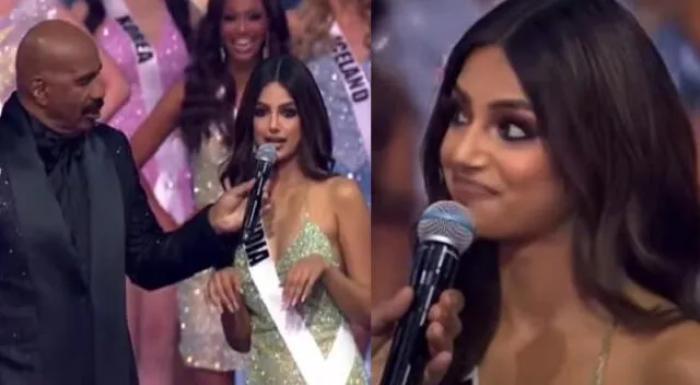 La miss India, Harnaaz Sandhu, fue tendencia en las redes sociales por su presentación en el Miss Universo 2021.