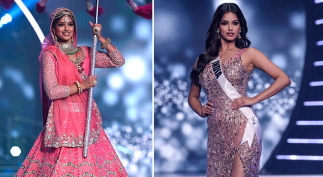 Miss India Harnaaz Sandhu es la nueva reina del certamen de belleza