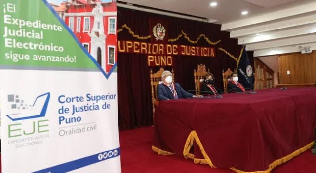 Inauguran implementación del Expediente Judicial Electrónico (EJE) en Puno