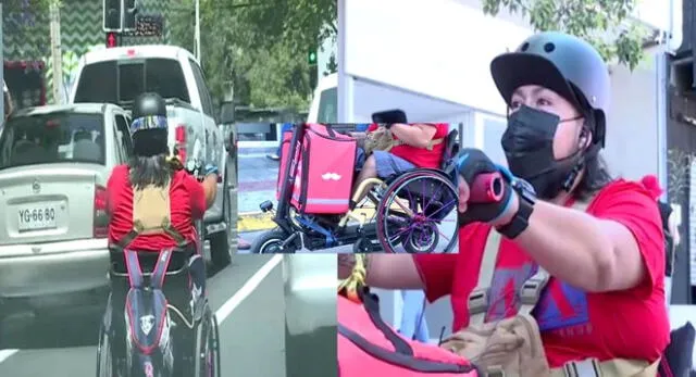 Su innovador método se toba toda la atención en las calles y, al parecer, sería el único en la región con tal vehículo personalizado. Foto: TVN