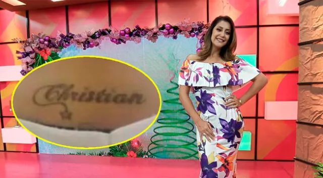 Recordemos que la empresaria Karla Tarazona se tatuó el nombre de su expareja, Christian Domínguez.