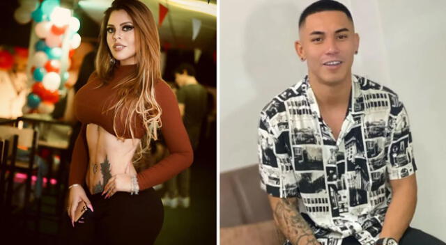 Jean Deza fue ampayada con la modelo Stefany Camus.