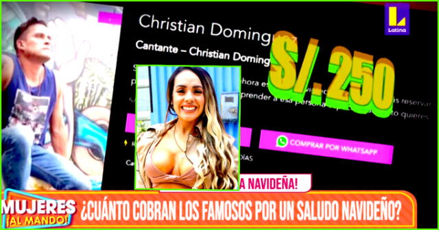 Dorita Orbegoso no cree que la gente pague por un video saludo de Christian Domínguez.