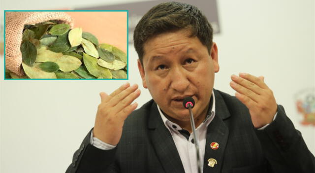 Guido Bellido propone ante el Congreso declarar patrimonio cultural a la hoja de coca.
