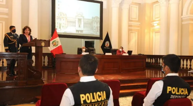 Presidenta del Poder Judicial Elvia Barrios anuncia funcionamiento de Unidades de Flagrancia