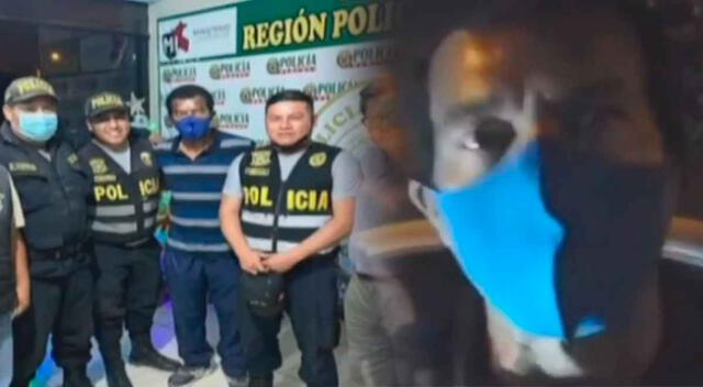 Julio César Uribe fue rescatado por la Policía de Huaral.