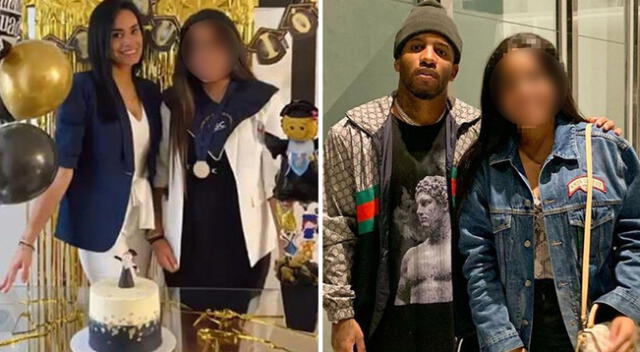 Mamá de la hija de Jefferson Farfán se lució junto a él y la menor en su graduación.