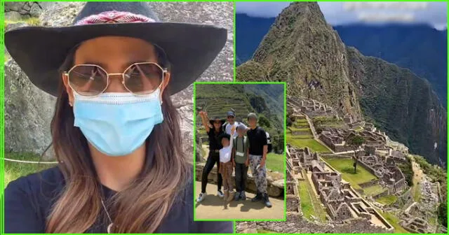 María Pía Copello disfruta de sus vacaciones junto a su familia en cusco.