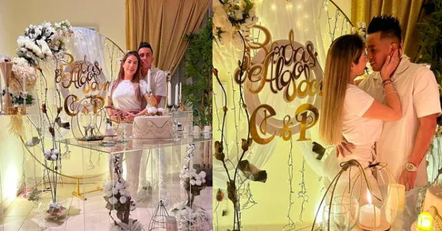 Pamela López celebró sus dos primeros años de casados junto a Christian Cueva.