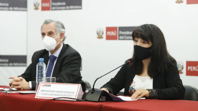 Mirtha Vásquez anuncia conferencia de prensa
