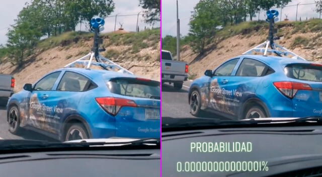 El joven no pensó que sería uno de los pocos en capturar el momento.