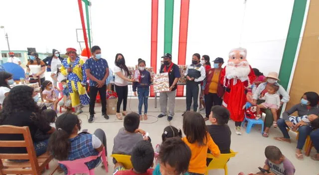 Poder Judicial de Lambayeque regaló juguetes a niños por Navidad