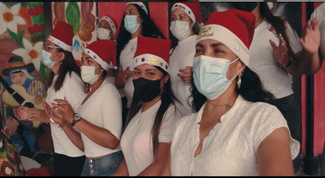 Internas del penal cantan villancicos por Navidad