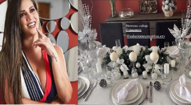 Melissa Klug sorprende preparando su cena navideña.