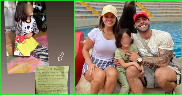Andrea San Martín y Sebastián Lizarzaburu decidieron regalarle un celular a su hija de 6 años.