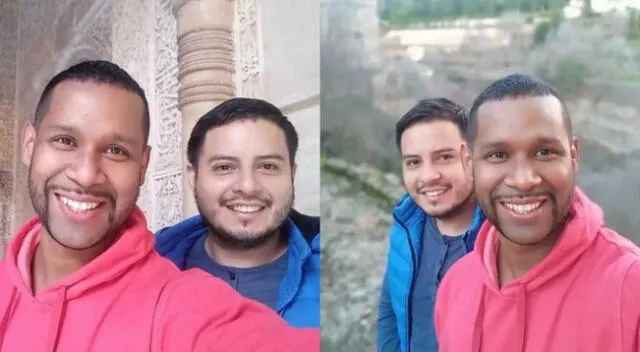 Edson Dávila apareció en sus redes sociales abrazando y posando al lado de un desconocido joven en Europa, y semanas atrás había dicho que viajaría con su pareja.