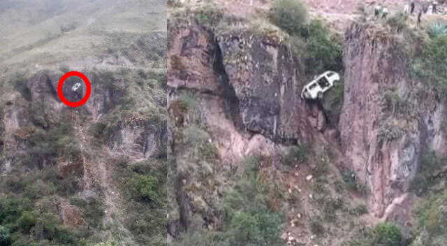 Pasajeros se salvan de milagro tras accidente en Huancavelica