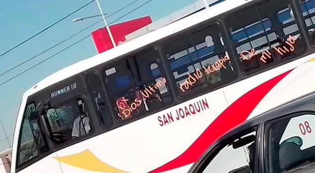 El transporte pertenece a ruta San Joaquín de Torreón, en México.