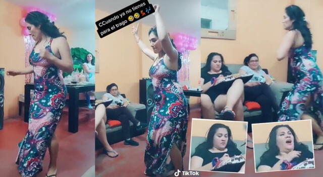 Singular baile de la mujer se volvió viral en las redes sociales.