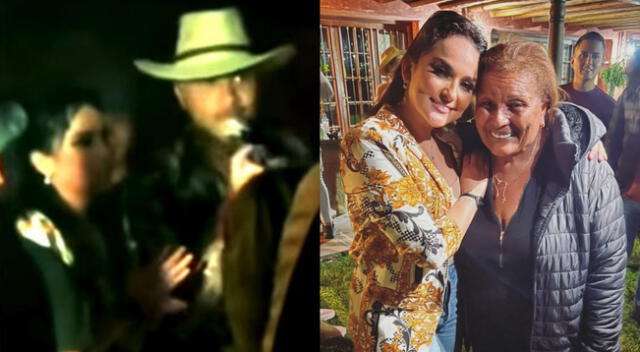 Daniela Darcourt no solo acudió al cumpleaños de Paolo Guerrero y bailó con él, sino que también compartió con su madre, Petronila Gonzáles.