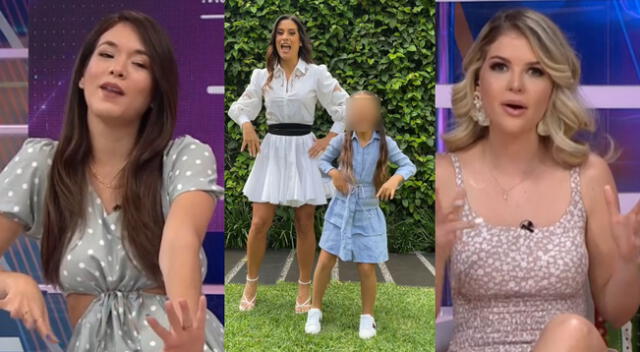 Jazmín Pinedo y Brunella Horna admiradas por talento de hija de María Pía.