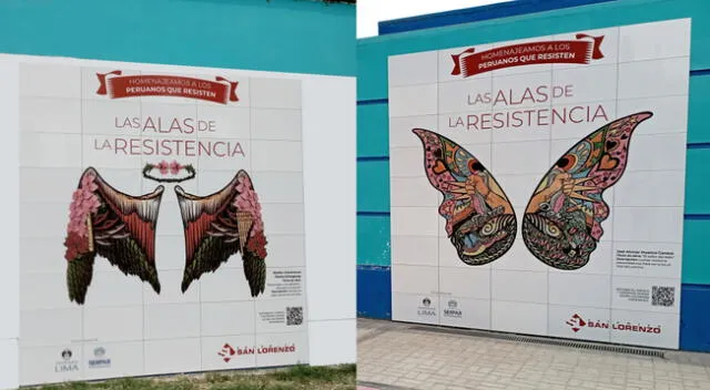 Lima: Exhiben murales en parques zonales como símbolo de fortaleza en pandemia del COVID-19