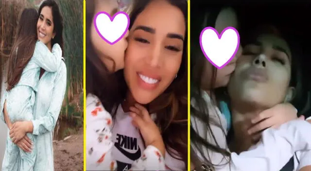 Melissa Paredes pasó una tarde divertida con su pequeña tras reencontrarse.