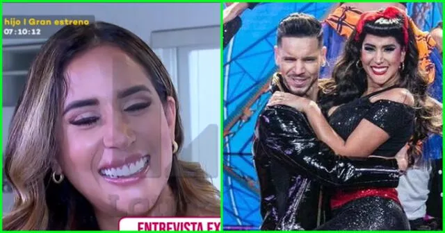 Melissa Paredes no duda en gritar su amor por Anthony Aranda.