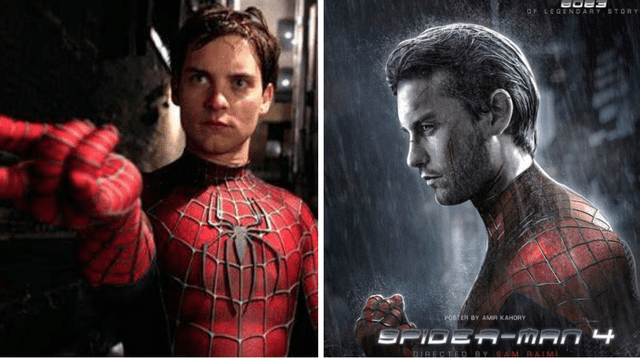 Tobey Maguire en Spiderman 4