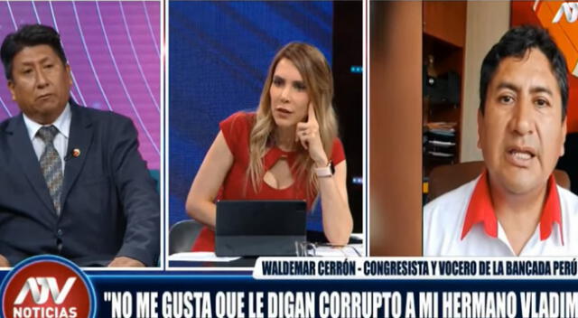 Waldemar Cerrón tras discusión con Juliana Oxenford: “Yo sé que Vladimir es inocente”