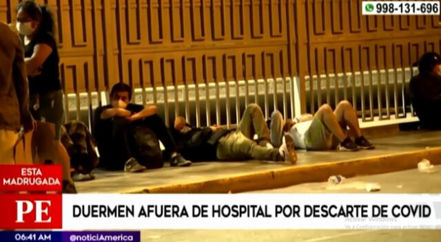 COVID-19: personas duermen tirados en el piso esperando para despistaje del virus [VIDEO]
