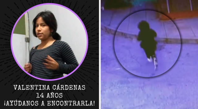 Valentina Cárdenas se encuentra desaparecida desde el último miércoles 12 de enero.