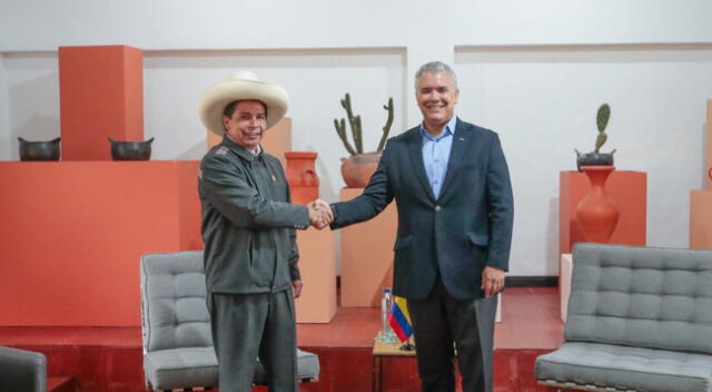 Pedro Castillo: “Llamo a los empresarios de Colombia y del mundo a invertir en Perú sin ningún temor”