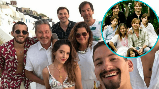 Ricardo Montaner y sus cinco hijos