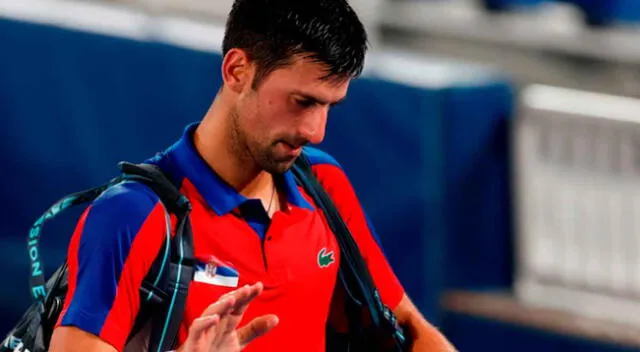 Novak Djokovic lamentó no poder competir en el Abierto de Australia.