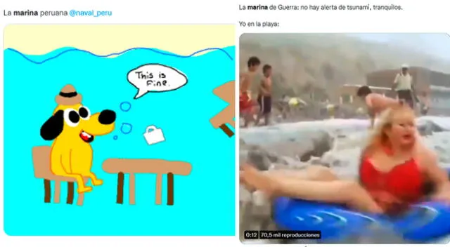 Los usuarios arremetieron contra la Marina de Guerra de Perú con hilarantes memes.