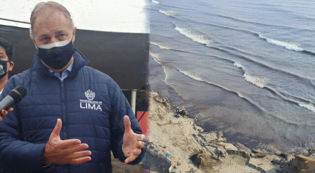 Jorge Muñoz se pronuncia sobre el derrame de petróleo en nuestro litoral.