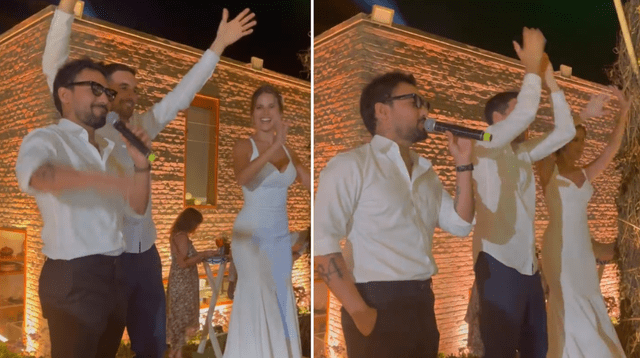 Ezio Oliva decidió realizó tierno gesto en boda.